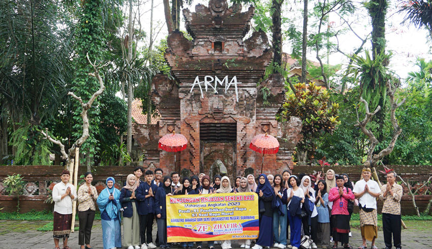 Mahasiswa Unesa Kunjungan ke Museum ARMA