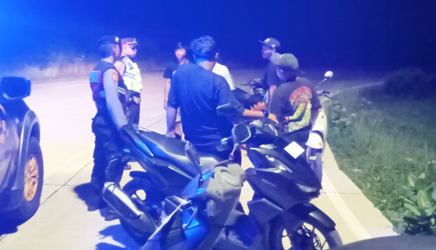 Antisipasi Balap Liar, Unit Samapta Dawan Sasar Jembatan Merah