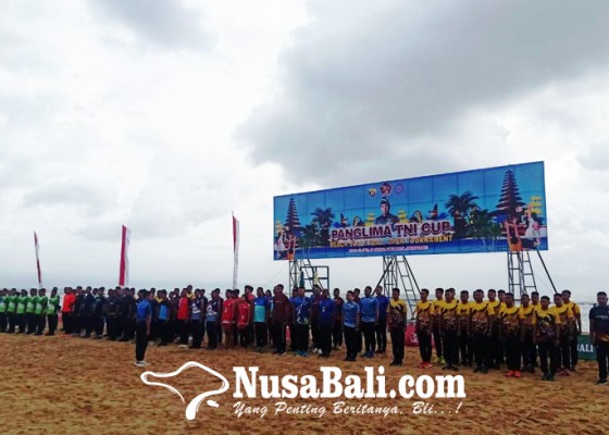 Nusabali.com - pangdam-buka-kejuaraan-voli-pantai