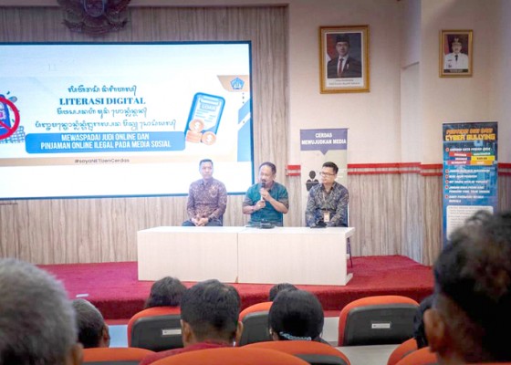 Nusabali.com - kasus-pinjol-dan-judol-marak-kominfo-bangli-gelar-literasi-digital