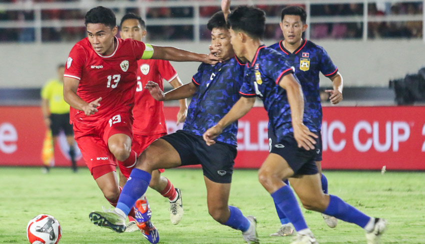 Indonesia Ditahan Imbang Laos, Marcelino Kartu Merah