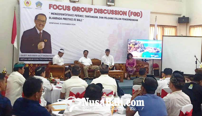 KONI Bali Gelar FGD