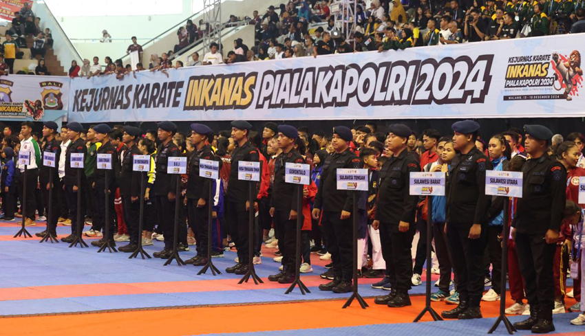 Piala Kapolri Promosikan Karate INKANAS ke Pemuda