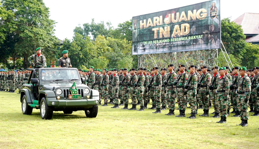 TNI AD Kobarkan Semangat Juang Panglima Besar Jenderal Soedirman