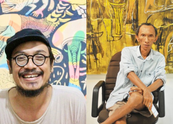 Nusabali.com - made-kaek-dan-arwin-hidayat-pameran-di-museum-arma