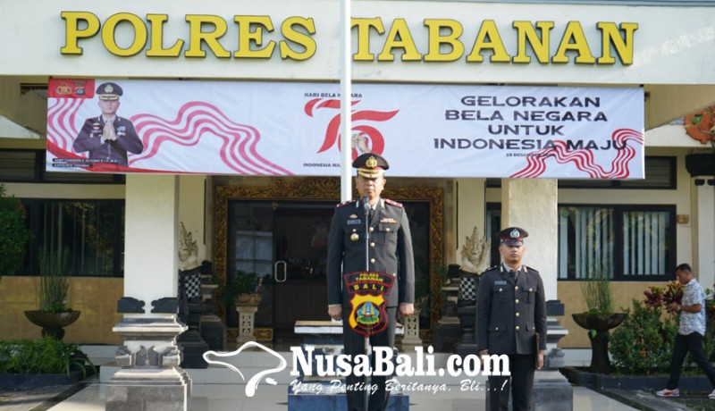 www.nusabali.com-polres-tabanan-peringati-hari-bela-negara