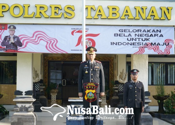 Nusabali.com - polres-tabanan-peringati-hari-bela-negara