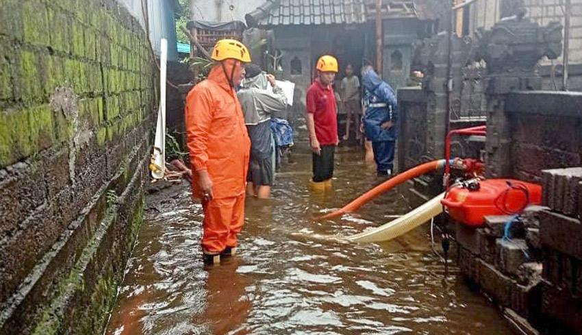 Denpasar Dikepung Belasan Bencana Alam