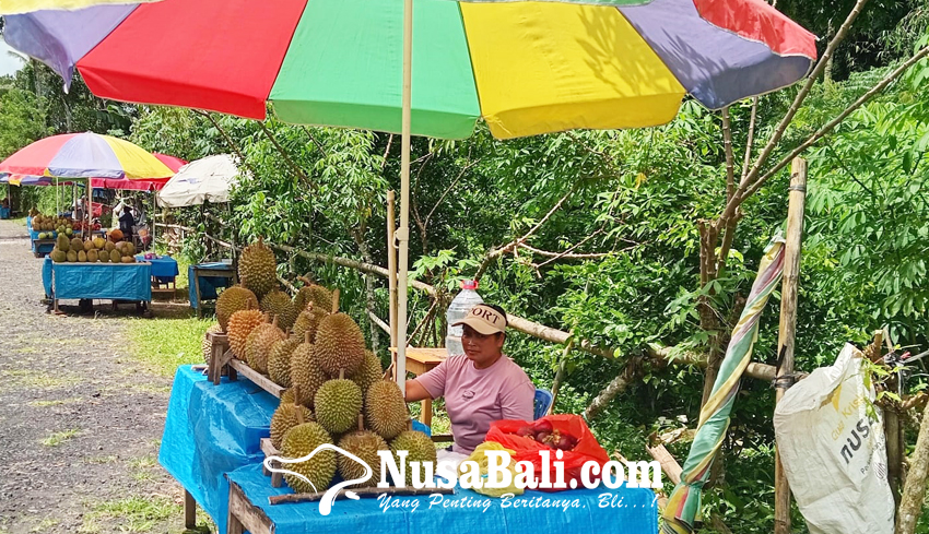 Liburan Nataru, Pedagang Durian Bermunculan