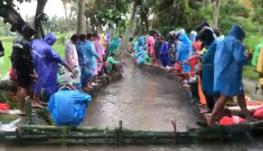 Diguyur Hujan, 390 Peserta Tetap Antusias Ikuti Lomba Mancing di Subak Banjar Banda