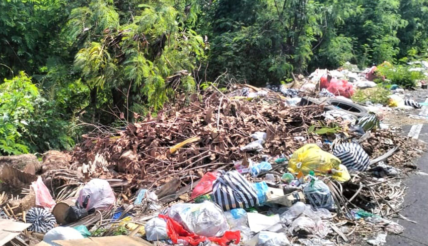 Bendesa Adat Lembeng Geram, Warga Buang Sampah Sembarangan