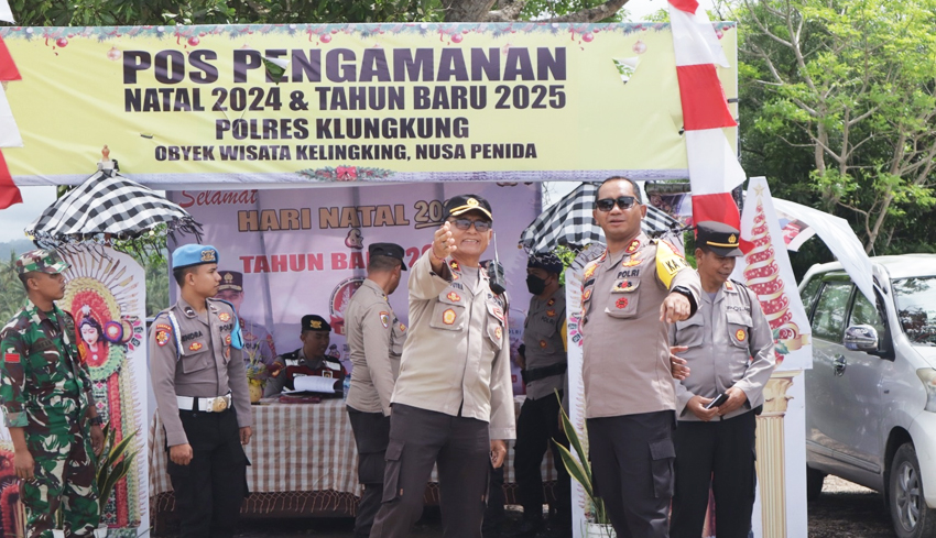 Kapolres Klungkung Pantau Nusa Penida