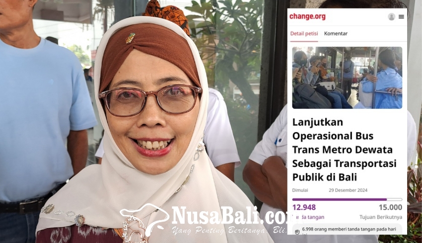 Prihatin Trans Metro Dewata Dimatisurikan, Penumpang Petisi Pemerintah di Change.org