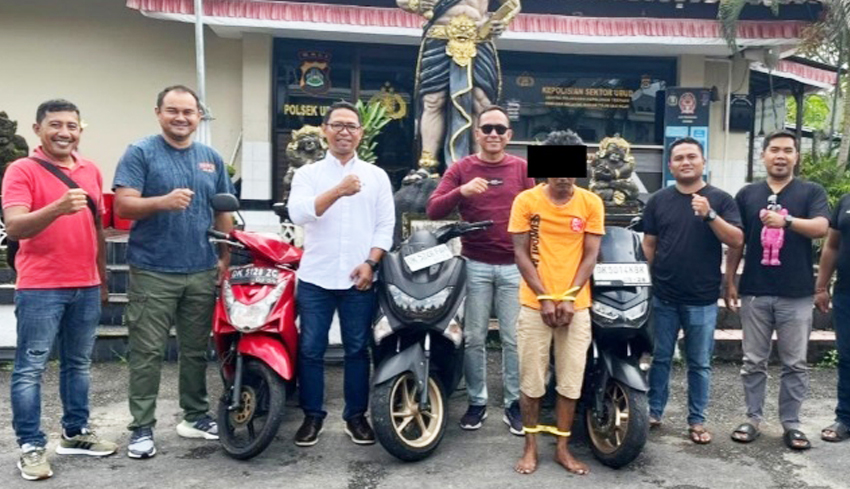 Polsek Ubud Amankan Spesialis Pencuri Motor