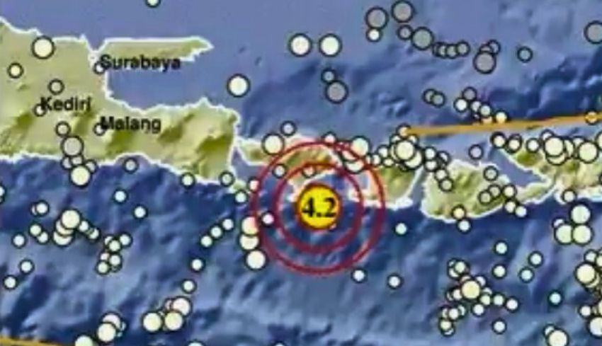 Gempa Magnitudo 4,2 Berpusat di Kuta Selatan Terasa hingga Lombok