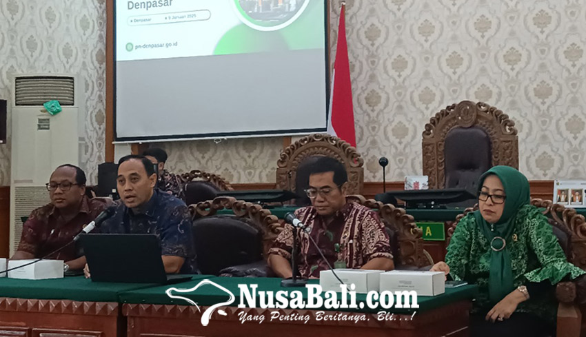 PN Denpasar Selesaikan 1.219 Perkara Pidana Selama 2024