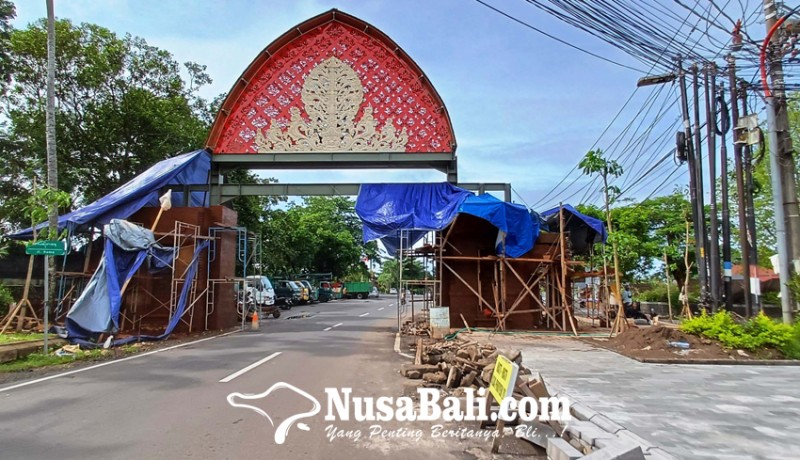 www.nusabali.com-pengerjaan-proyek-taman-perjuangan-molor