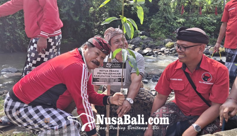 www.nusabali.com-pdip-tanam-1000-pohon-di-yeh-sungi