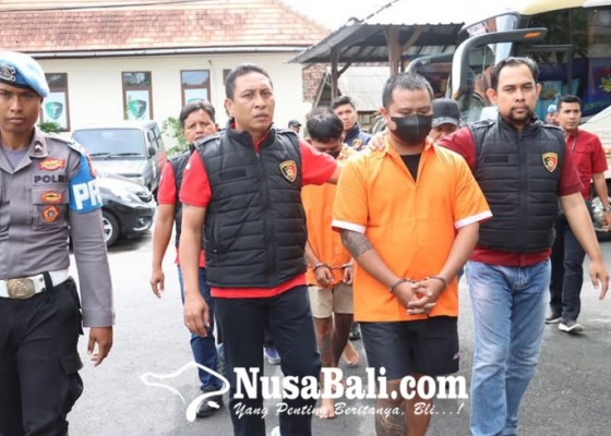 Nusabali.com - polres-gianyar-beber-3-pelaku-pembunuhan-di-blahbatuh