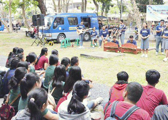 Nusabali.com - siswa-sma-bicara-bhineka-tunggal-ika-di-pb3as