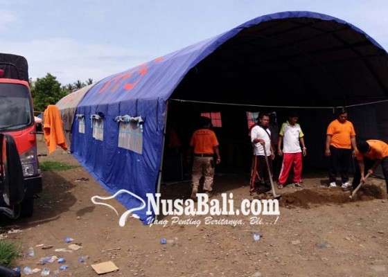 Nusabali.com - tenda-pengungsian-dibangun-lagi