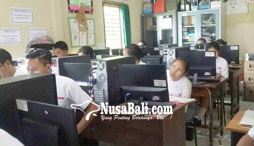 NUSABALI com Ruang TU  dan Guru Dijadikan Ruangan UNBK