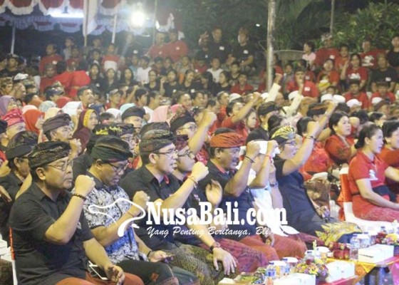 Nusabali.com - ribuan-warga-kelurahan-ubung-satu-jalur-menangkan-kbs-ace