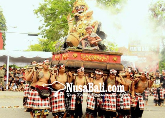 Nusabali.com - 16-ogoh-ogoh-lolos-ikuti-lomba-ogoh-ogoh-jembrana