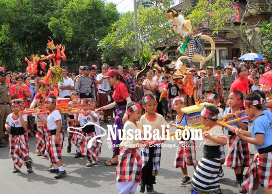 Nusabali.com - parade-ogoh-ogoh-anak-semarakkan-rangkaian-nyepi