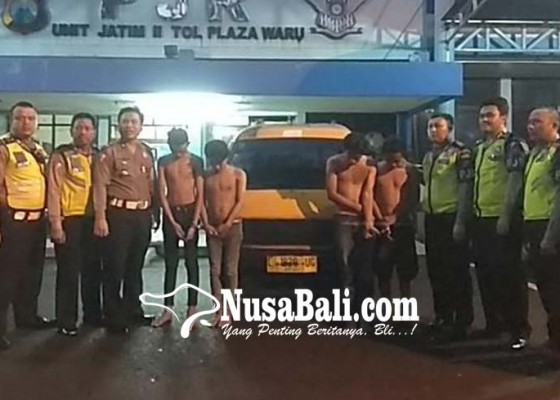 Nusabali.com - komplotan-perampok-ditangkap-di-tol-sidoarjo