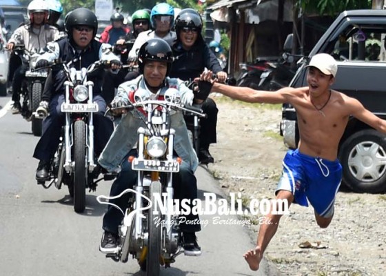 Nusabali.com - jokowi-touring-naik-motor-ke-sukabumi