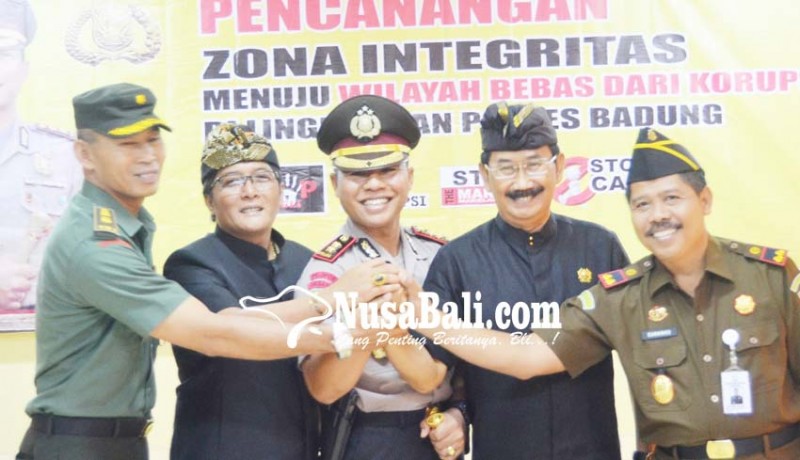 www.nusabali.com-bupati-dukung-pencanangan-zona-integritas-polres-badung