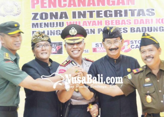 Nusabali.com - bupati-dukung-pencanangan-zona-integritas-polres-badung