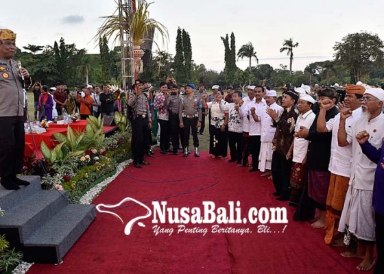 Nusabali.com - kapolda-pimpin-doa-bersama-lintas-agama