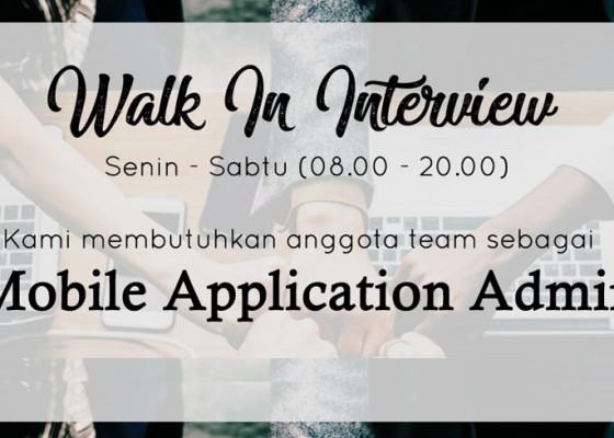 Nusabali.com - lowongan-kerja-bali-posisi-mobile-application-admin
