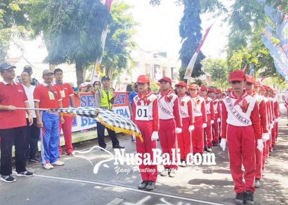 Nusabali.com - lomba-gerak-jalan-sd-libatkan-139-regu