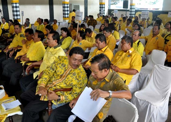 Nusabali.com - golkar-gembleng-kader-seluruh-bali