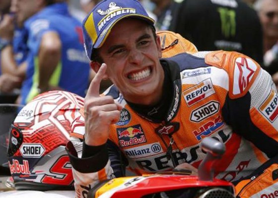 Nusabali.com - juarai-motogp-malaysia-perayaan-terbaik-marquez