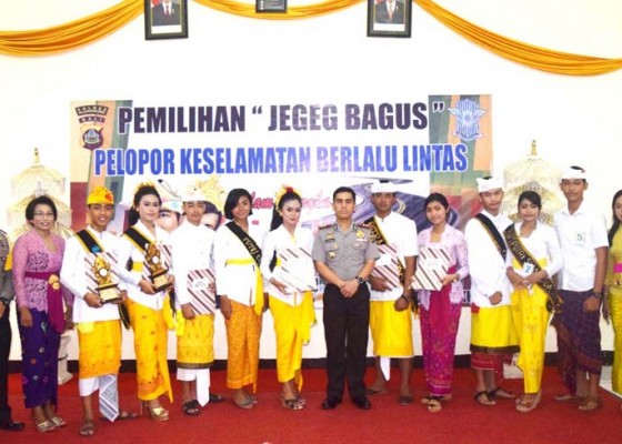 Nusabali.com - sat-lantas-polres-klungkung-gelar-lomba-jegeg-bagus