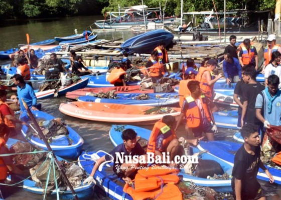 Nusabali.com - lomba-susur-mangrove-kumpulkan-229-ton-sampah