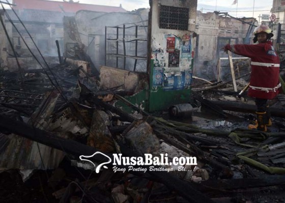 Nusabali.com - percikan-api-gerinda-bengkel-terbakar