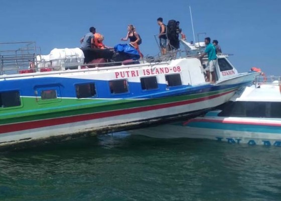 Nusabali.com - dua-fast-boat-tabrakan-di-perairan-serangan-4-luka-berat