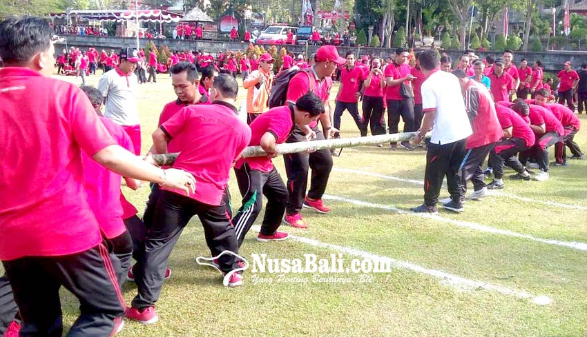 NUSABALI com Lomba  Permainan Tradisional  Meriahkan HUT 