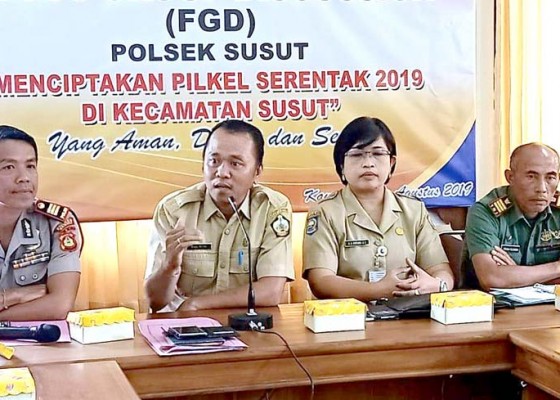 Nusabali.com - amankan-pilkel-polsek-susut-gelar-fgd