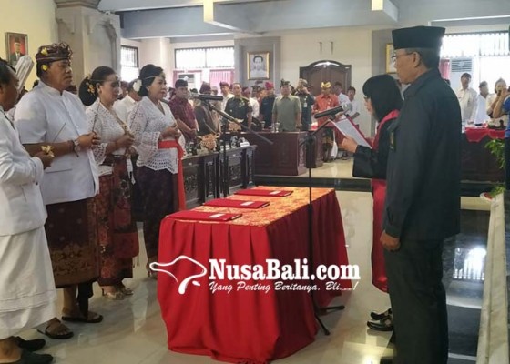 Nusabali.com - dirga-cs-dilantik-komet-pilih-tak-hadir