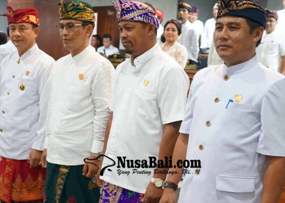 Nusabali.com - pimpinan-dewan-dilantik-janji-kebut-bahas-r-apbdp