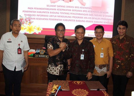 Nusabali.com - pemkab-badung-bpjs-kesehatan-teken-mou-pengembangan-dan-inovasi-ti