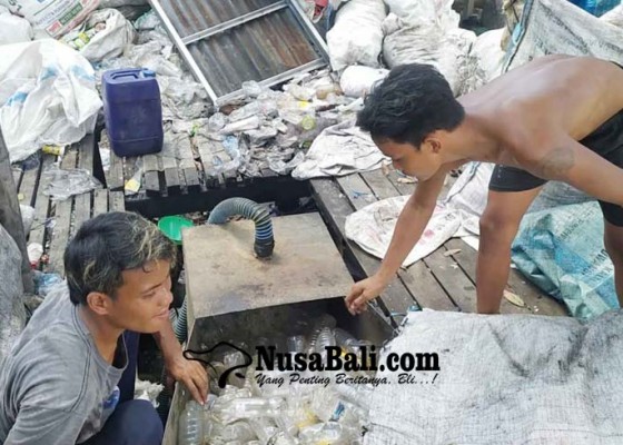 Nusabali.com - pencacahan-sampah-plastik-masih-operasional