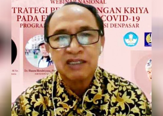 Nusabali.com - isi-denpasar-diskusi-pengembangan-kriya-di-era-pandemi