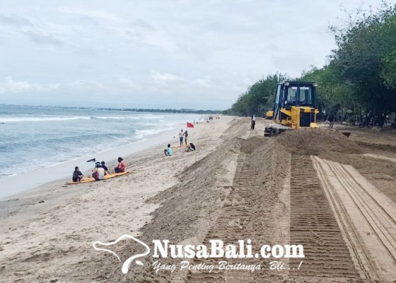 Nusabali.com - abrasi-pantai-kuta-selesai-ditangani-pupr-lanjutkan-penataan-pesisir